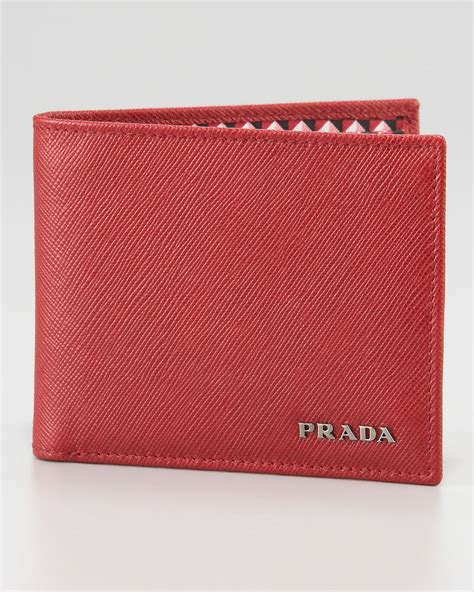 prada mens bifold wallet